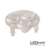 10509 Carclo Lens - 3-Up Frosted Wide Spot LED Optic