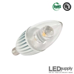 LED Candelabra Warm-White Dimmable Retrofit Lamp