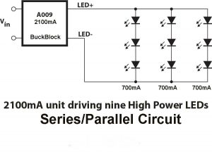 Diagrama del circuito en serie/paralelo
