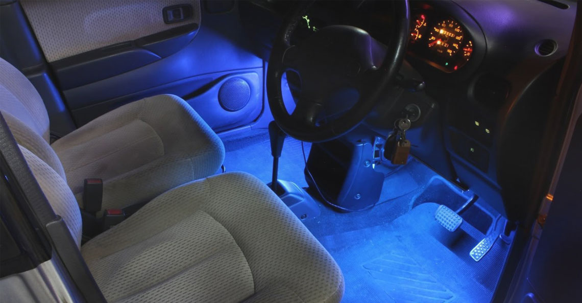 Up To 31% Off One or Two Sets of Interior Car LED Strip Lights