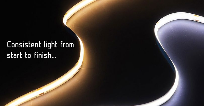 COB LED Flexible Strip Lights - New Strip Tech with Even Light Distribution