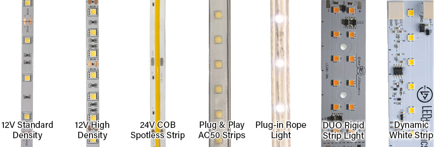 Bright RGB CCT LED Strip, 5050 RGB + Tunable White LED Strips