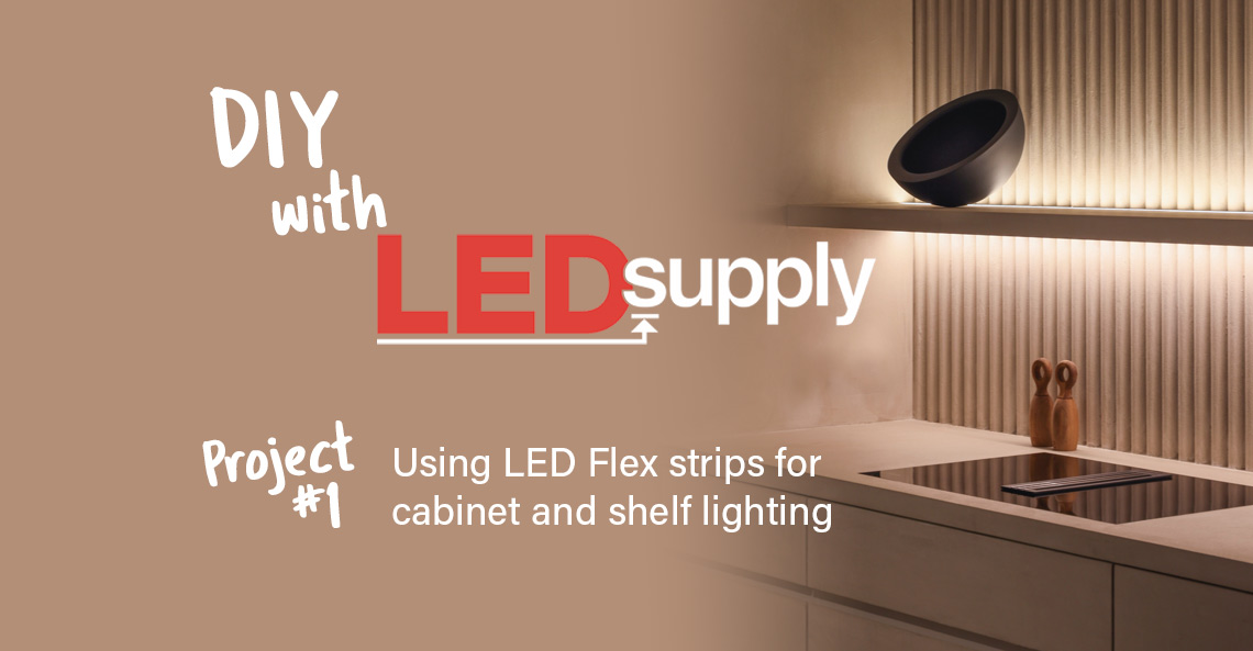 How to install LED under-cabinet lighting in kitchen furniture