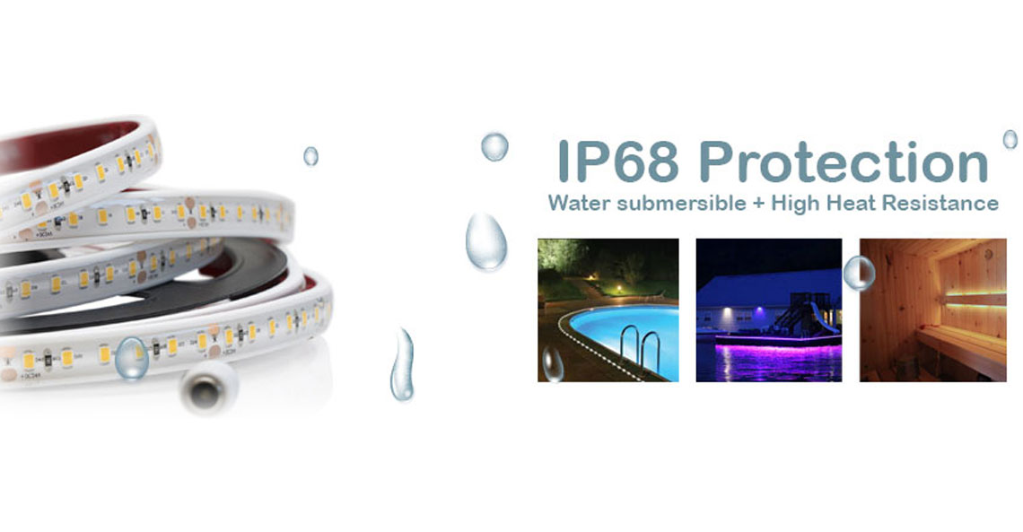 How to Choose Waterproof LED Light Strips for Pool, Bathroom, etc.