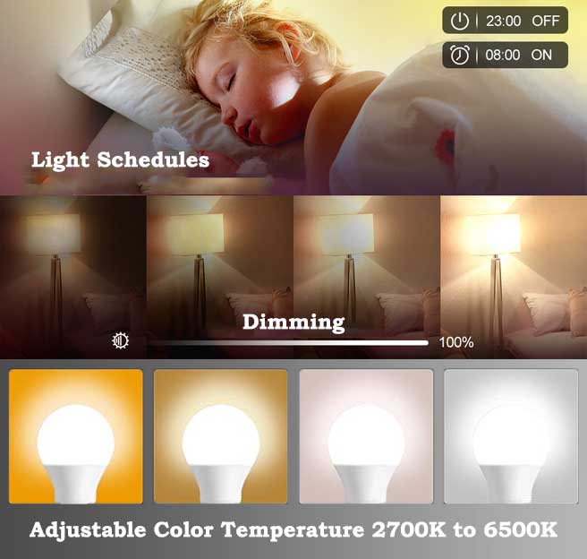 tunable white smart bulb