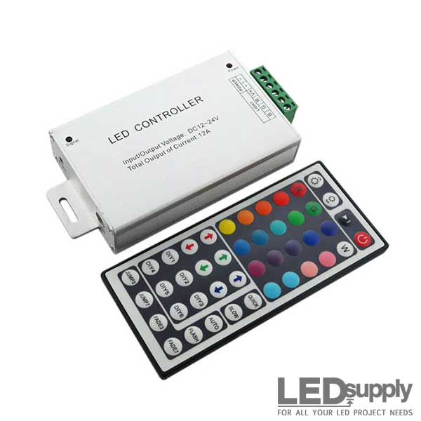 Niet verwacht makkelijk te gebruiken toonhoogte RGB Controller & Remote for 12V LED Strips