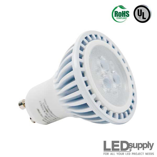 WOWLUMEN Dimmable GU10 LED Light Bulbs, 3000K Warm White MR16 GU10