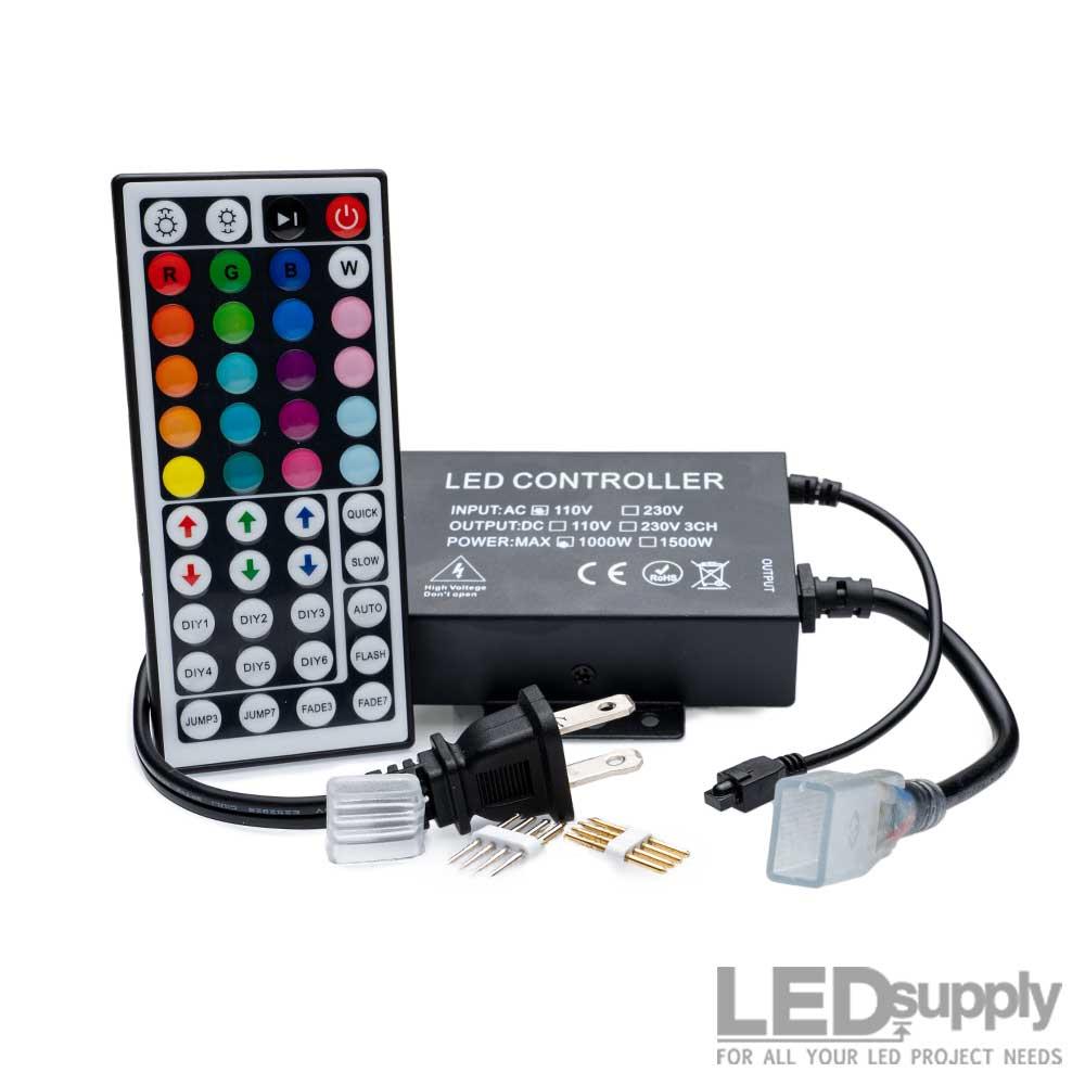 Power Adapter for RGB Neon LED Strip Light with Remote