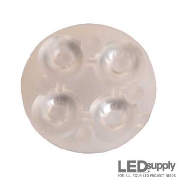 10624 Carclo Lens - Quad Frosted Wide Spot LED Optic