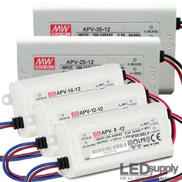 Mean Well APV Series 8~35W Constant Voltage LED Power Supply