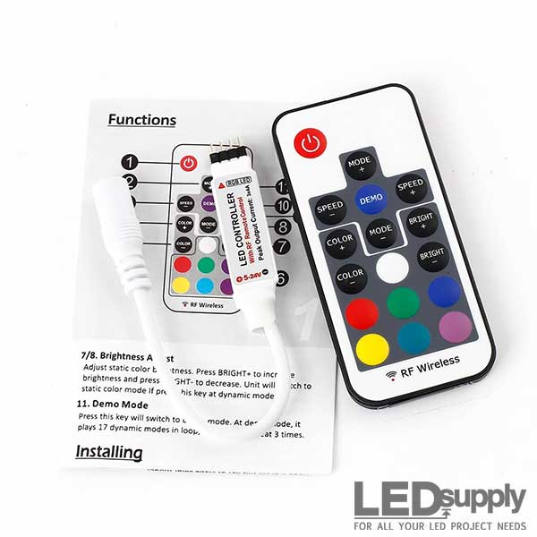 RGB Remote Control Dimmer LED Strips