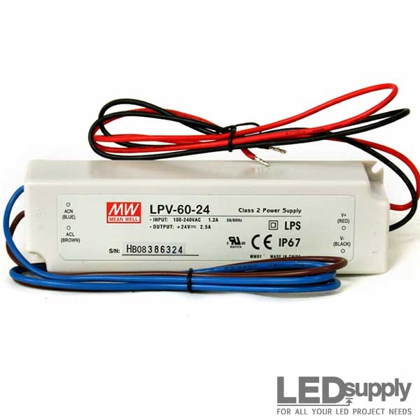 Mean Well LPV-60-12 LED Driver  In Stock, Same Day Shipping — TRC