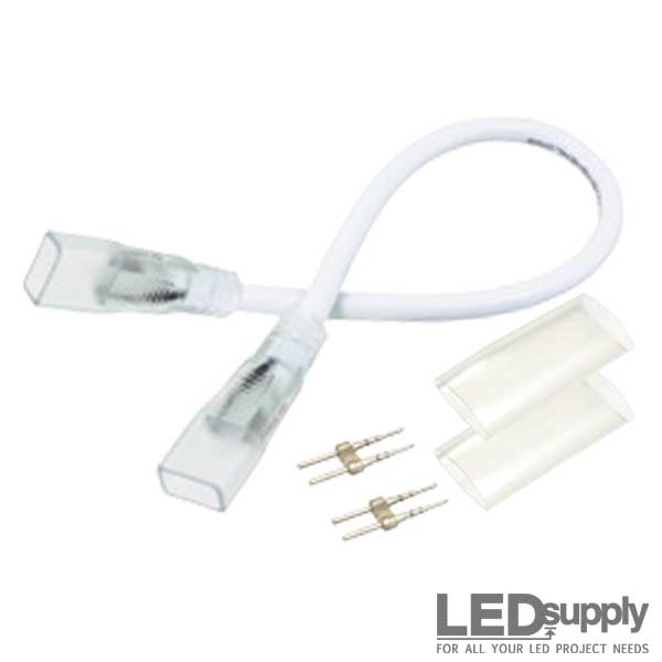 4x RGB LED clips for glass shelves (16 colors remote control LED light
