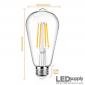 Antique Edison LED Filament Bulb